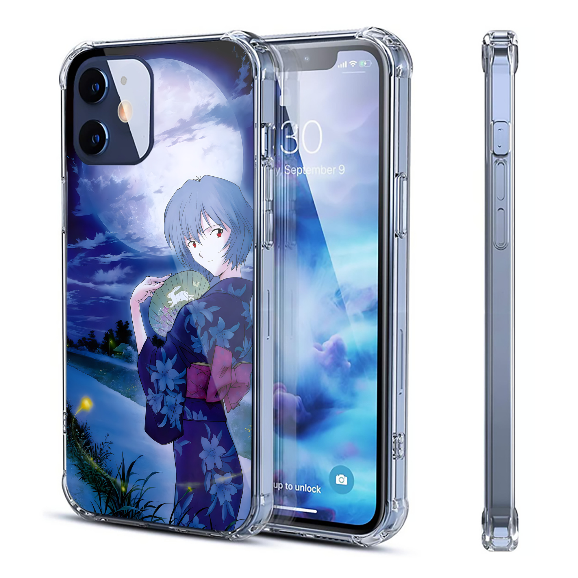 （画像用） EVA 新世紀エヴァンゲリオン 【iPhone 12シリーズ対応】透明スマホケース（クリアソフトケース）